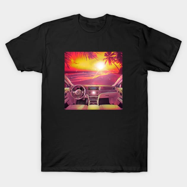 "Car Radio" Song Artwork T-Shirt by Maeve De Voe